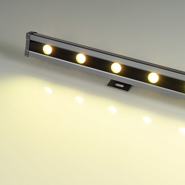 Светодиодный прожектор AR-LINE-1000L-48W-24V RGB-Warm3000 (Grey, 15x45 deg, DMX512) (Arlight, Закрытый) Lednikoff