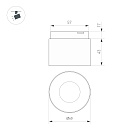 Светильник MAG-MICROCOSM-POINT-R60-5W Warm3000 (BK, 36 deg, 24V) (Arlight, IP20 Металл, 3 года)
