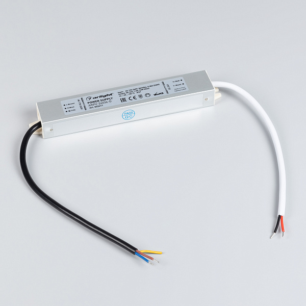 Блок питания ARPV-24036-D (24V, 1.5A, 36W) (Arlight, IP67 Металл, 3 года) Lednikoff