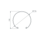 Экран SL-ROUND-D120-2000 OPAL (Arlight, Пластик) Lednikoff