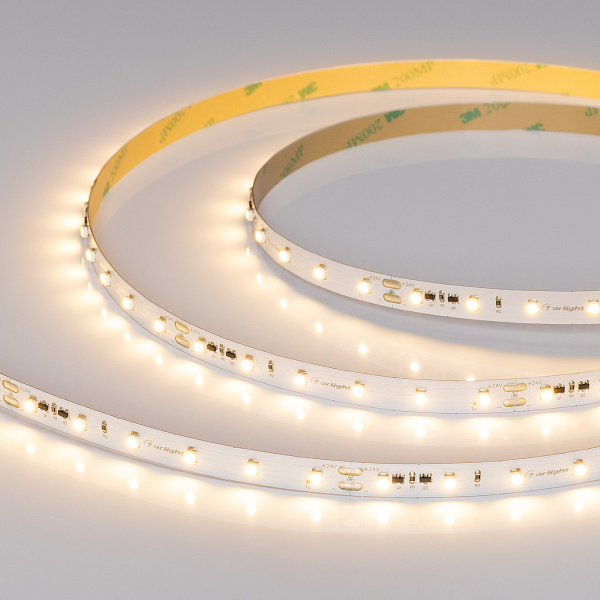 Светодиодная лента IC-A60-10mm 24V Warm2700 (4.8 W/m, IP20, 3528, 20m) (Arlight, 4.8 Вт/м, IP20) Lednikoff