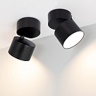 Светильник SP-RONDO-FLAP-R110-25W Warm3000 (BK, 110 deg) (Arlight, IP40 Металл, 3 года) Lednikoff