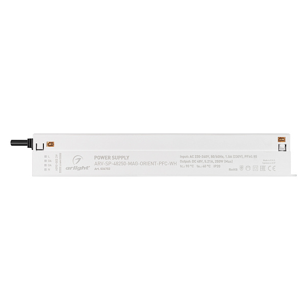 Блок питания ARV-SP-48250-MAG-ORIENT-PFC-WH (48V, 5.21A, 250W) (Arlight, IP20 Пластик, 5 лет) Lednikoff