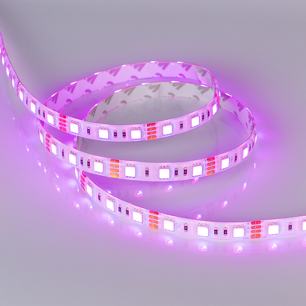 Светодиодная лента герметичная RTW-SE-B60-10mm 12V RGB (14.4 W/m, IP65, 5060, 5m) (Arlight, -) Lednikoff