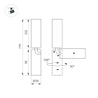 Светильник SP-NUANCE-SURFACE-FLAP-R35-7W Warm3000 (BK, 36 deg, 230V) (Arlight, IP40 Металл, 5 лет) Lednikoff