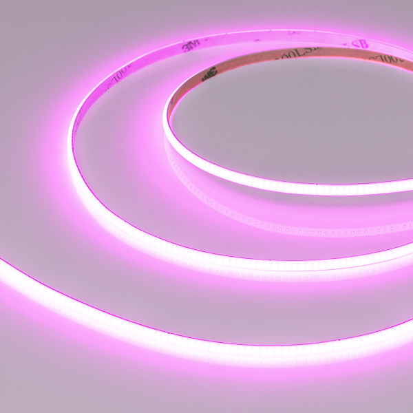 Светодиодная лента COB-X480-4mm 24V Magenta (4 W/m, IP20, 5m) (Arlight, -) Lednikoff