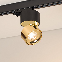 Светильник SP-PLURIO-TRACK-4TR-R77-9W Warm3000 (BK-BRS, 36 deg, 230V) (Arlight, IP20 Металл, 3 года)