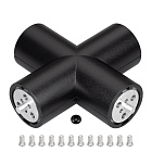 Соединитель профиля ROUND-D36-360-X90 (Arlight, Алюминий) Lednikoff