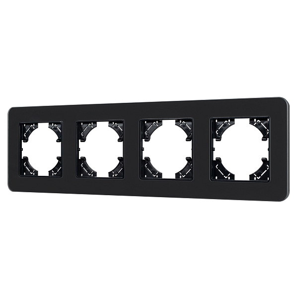 Рамка стеклянная FRM-OMALI-SFGS-4-BK (Arlight, -) Lednikoff