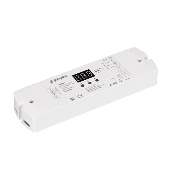 INTELLIGENT ARLIGHT Диммер SMART-DALI-204-72-SH-DT6/DT8-SUF (12-48V, 4x350-1200mA) (IARL, IP20 Пластик, 5 лет) Lednikoff