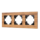 Рамка из натурального дерева FRM-XSILO-WD-3-SNL (Arlight, -) Lednikoff