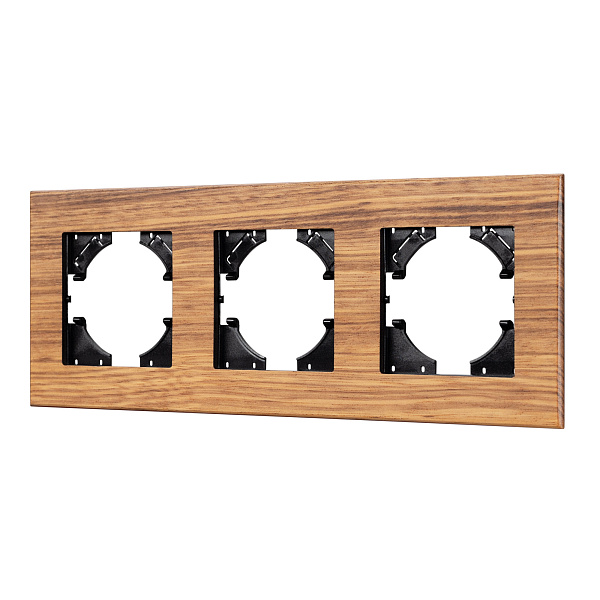 Рамка из натурального дерева FRM-XSILO-WD-3-SNL (Arlight, -) Lednikoff