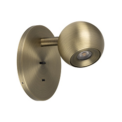 Светильник SP-OTTORI-WALL-CHARGE-6W Warm3000 (BR, 30 deg, 230V, USB-C) (Arlight, IP20 Металл, 3 года)