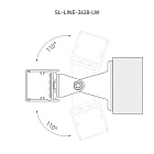 Профиль SL-LINE-3638-LW-2000 WHITE (Arlight, Алюминий) Lednikoff