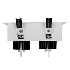 Светильник CL-KARDAN-S180x102-2x9W Day (WH-BK, 38 deg) (Arlight, IP20 Металл, 3 года) Lednikoff