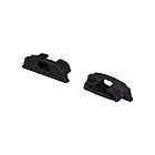 Заглушка ARH-BENT-W18 BLACK с отверстием (Arlight, Пластик) Lednikoff