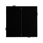 Механизм выключателя двухклавишный непроходной SWT-TENDO-MK02-PL-BK (230V, 10A) (Arlight, Черный) Lednikoff