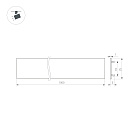 Крышка MAG-ORIENT-COVER-2620-1000 (WH) (Arlight, Пластик) Lednikoff