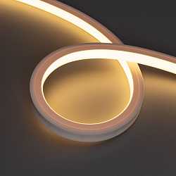 Светодиодная лента герметичная NOVA-TOP-PU-A120-16x15mm 24V Warm3000 (10 W/m, IP68, 5m, wire x2) (Arlight, Полиуретан)