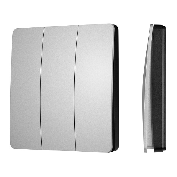 INTELLIGENT ARLIGHT Кнопочная панель KINETIC-801-22-3G-WP-SUF Silver (No battery, IP67, 433Mhz) (IARL, IP67 Пластик, 3 года) Lednikoff