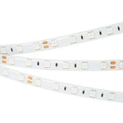Светодиодная лента RTW 2-5000SE 24V Red 2x (5060, 300 LED, LUX) (Arlight, 14.4 Вт/м, IP65)