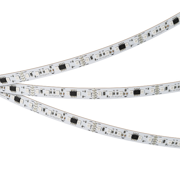Светодиодная лента SPI-A120-10mm 24V RGB-PX6-BPT (23 W/m, IP20, 2835, 5m) (Arlight, бегущий огонь) Lednikoff