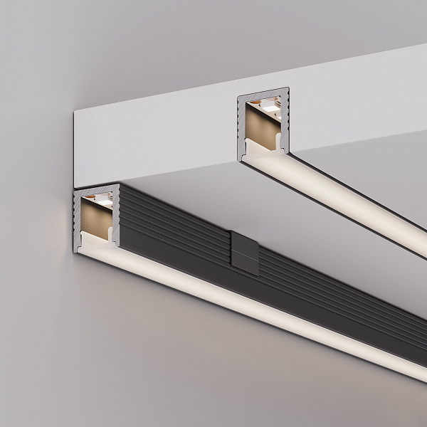 Профиль SL-MINI-8-2000 ANOD BLACK (Arlight, Алюминий) Lednikoff