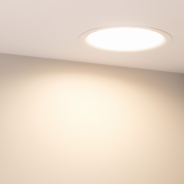 Светильник MS-BLIZZARD-BUILT-R165-16W Warm3000 (WH, 100 deg, 230V) (Arlight, IP20 Металл, 3 года) Lednikoff
