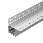 Профиль с экраном SL-LINIA32-FANTOM-EDGE-2500 ANOD+FROST (Arlight, Алюминий) Lednikoff