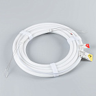 Светодиодная лента герметичная MOONLIGHT-TOP-S-M560-D13mm 24V Warm2300 (13 W/m, IP65, 5m, wire x1, трос) (Arlight, Вывод прямой, 3 года) Lednikoff