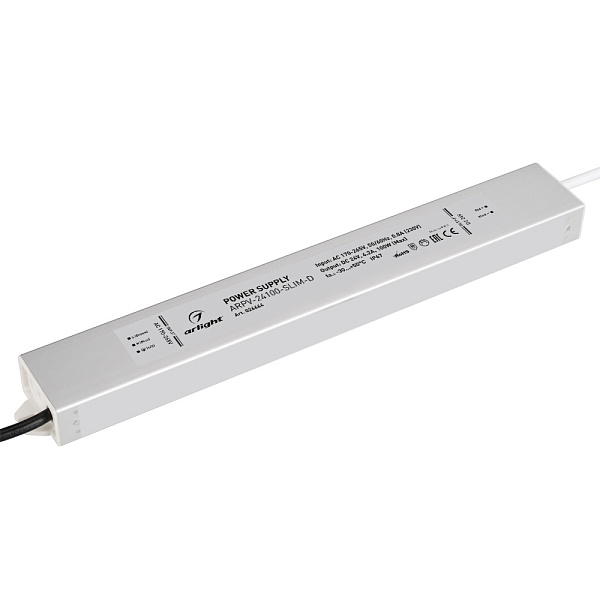 Блок питания ARPV-24100-SLIM-D (24V, 4.2A, 100W) (Arlight, IP67 Металл, 3 года) Lednikoff