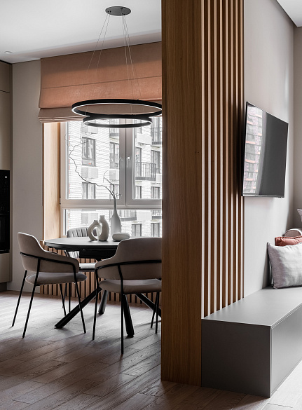 Частный интерьер квартиры ЖК "Западный порт", г. Москва 