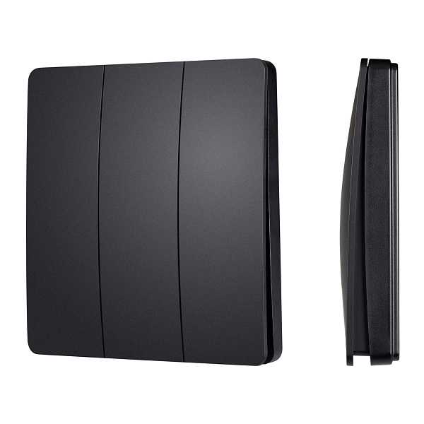 INTELLIGENT ARLIGHT Кнопочная панель KINETIC-801-22-3G-WP-SUF Black (No battery, IP67, 433Mhz) (IARL, IP67 Пластик, 3 года) Lednikoff