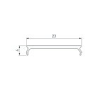 Экран MAT-L-3000 для профиля PLS-LOCK (Arlight, Пластик) Lednikoff