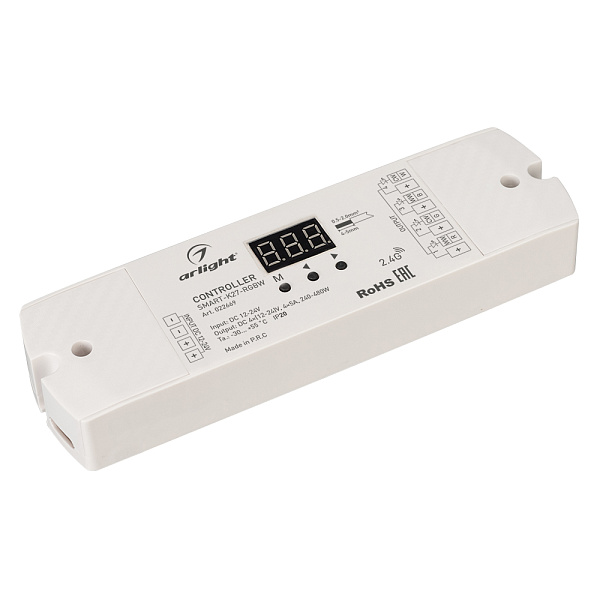 Контроллер SMART-K27-RGBW (12-24V, 4x5A, 2.4G) (Arlight, IP20 Пластик, 5 лет) Lednikoff