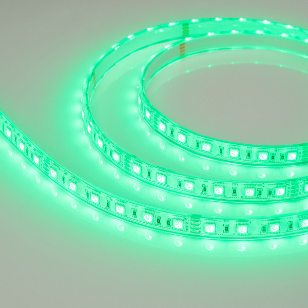 Светодиодная лента герметичная RTW-PU-B60-12.5mm 24V RGB (14.4 W/m, IP68, Wire 2m, 5m) (Arlight, -) Lednikoff