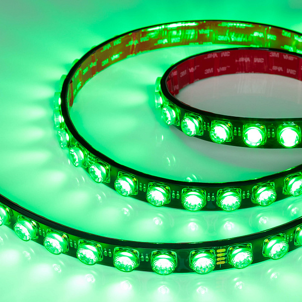 Светодиодная лента герметичная FLT-PS-S42-BLACK-23mm 24V RGB (21 W/m, IP67, 15deg, 5m) (Arlight, -) Lednikoff