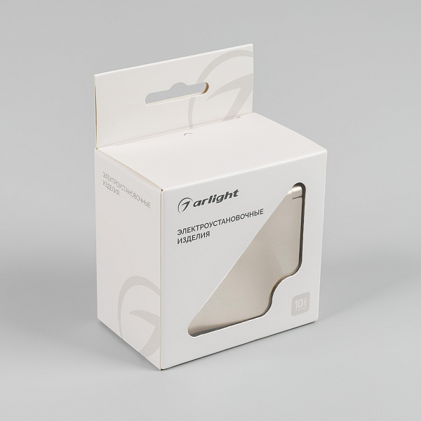 Механизм розетки влагозащищённый SCT-MCP-PL-GD-V (250V, 16A) (Arlight, -) Lednikoff