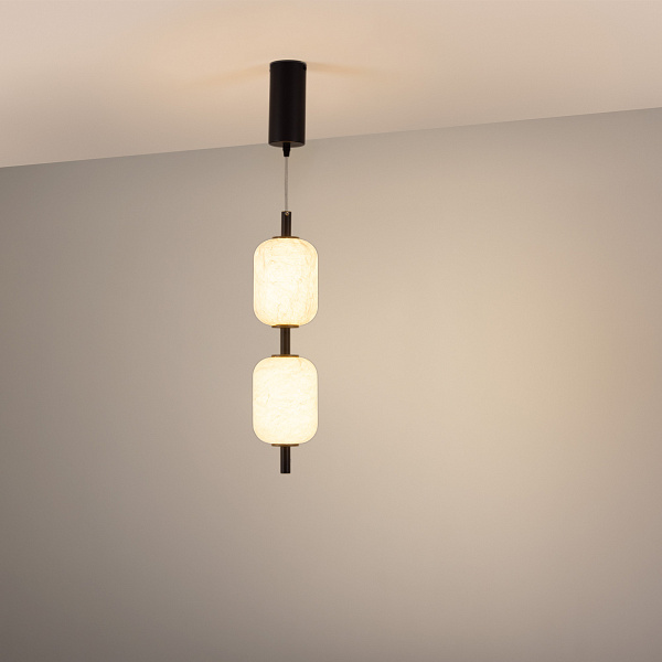 Светильник SP-CARAMELA-HANG-R120-7W Warm2700 (BK, 300 deg, 230V) (Arlight, IP20 Натуральный шелк, 3 года) Lednikoff