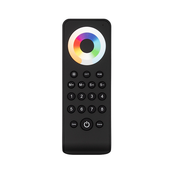 INTELLIGENT ARLIGHT Пульт SMART-801-52-8G-8SC-MULTI Black (3V, 2.4G) (IARL, IP20 Пластик, 5 лет) Lednikoff