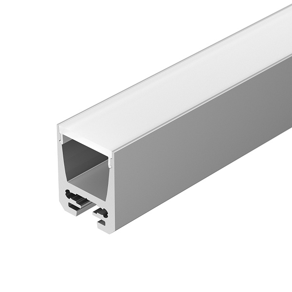 Профиль с экраном ALU-SWISS-20-2000 ANOD+FROST (Arlight, Алюминий) Lednikoff