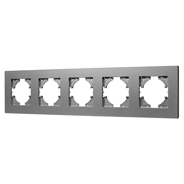 Рамка пластиковая FRM-PERIO-PL-5-GR (Arlight, -) Lednikoff
