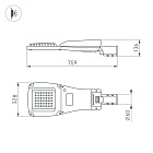 Светильник OXOR-GRES-759х328-150W Day4000 (GR, 150x80 deg, 230V) IP66 (Arlight, -) Lednikoff