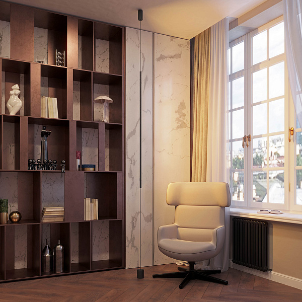 Светильник SP-TABOO-FLOOR-S1300-14W Day4000 (BK, 90 deg, 230V) (Arlight, IP20 Металл, 3 года) Lednikoff