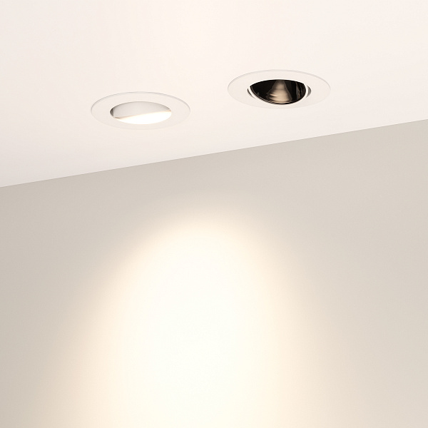 Светильник MS-FORECAST-BUILT-TURN-R82-8W Warm3000 (WH-BK, 32 deg, 230V) (Arlight, IP20 Металл, 5 лет) Lednikoff