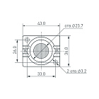 Модуль герметичный ARL-ORION-S15-12V Cool 15x55 deg (3030, 1 LED) (Arlight, Закрытый) Lednikoff