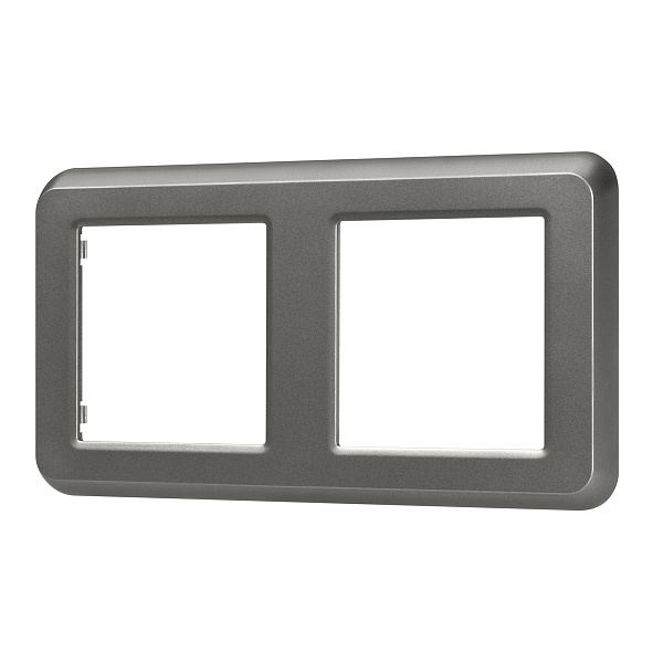 Рамка пластиковая FRM-VERSA-PL-2-GR (Arlight, -) Lednikoff