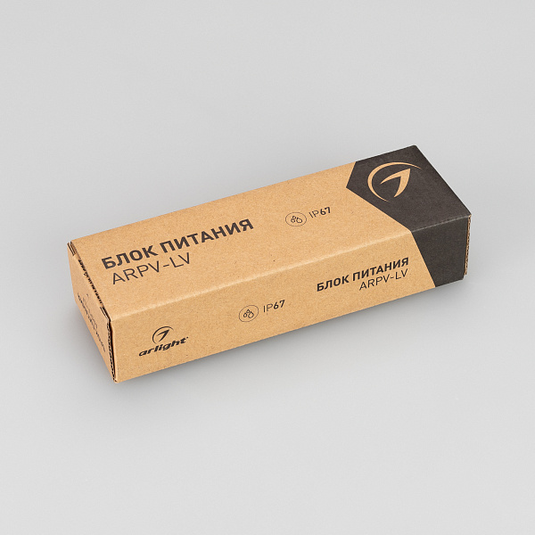 Блок питания ARPV-LV24050 (24V, 2.0A, 48W) (Arlight, IP67 Пластик, 2 года) Lednikoff