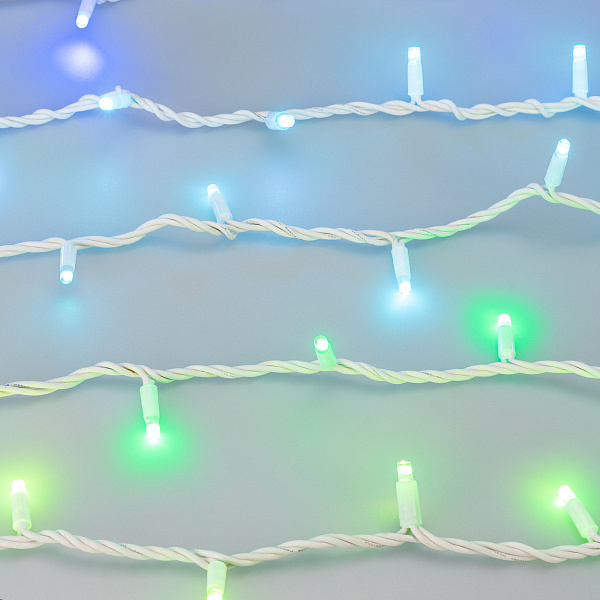 Светодиодная гирлянда ARD-STRING-PRO-10000-WHITE-100LED-LIVE RGB-DMX (24V, 10W) (Ardecoled, IP65) Lednikoff