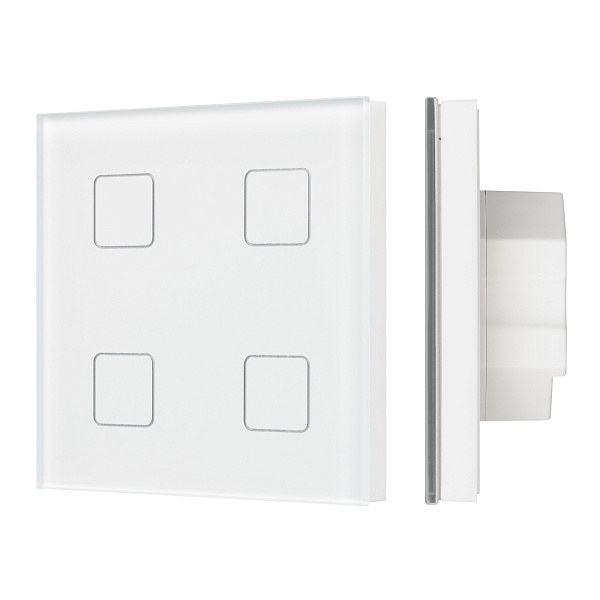 INTELLIGENT ARLIGHT Сенсорная панель DALI-301-11-IN White (BUS/24V, Backlight) (IARL, IP20 Пластик, 5 лет) Lednikoff